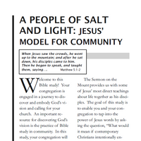 People of Salt and Light